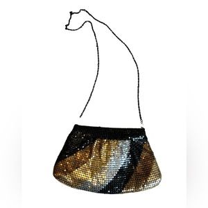Vintage Metallic Sparkly Formal Purse Black Gold Silver Bronze/ women’s …